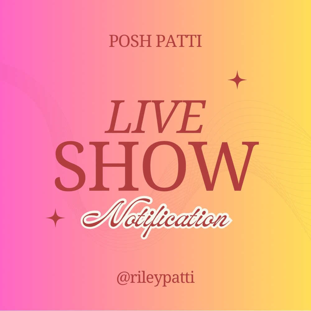 Live Show Notification ✨